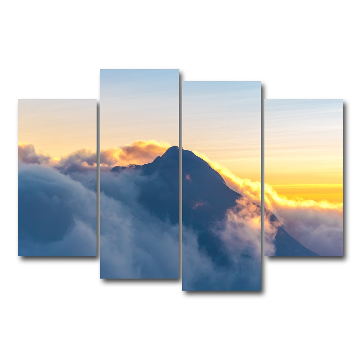 AUTO-MOCKUP WHITE | Alpine Glow | 4 Piece | Gallery Wrap Canvas | group=4_short