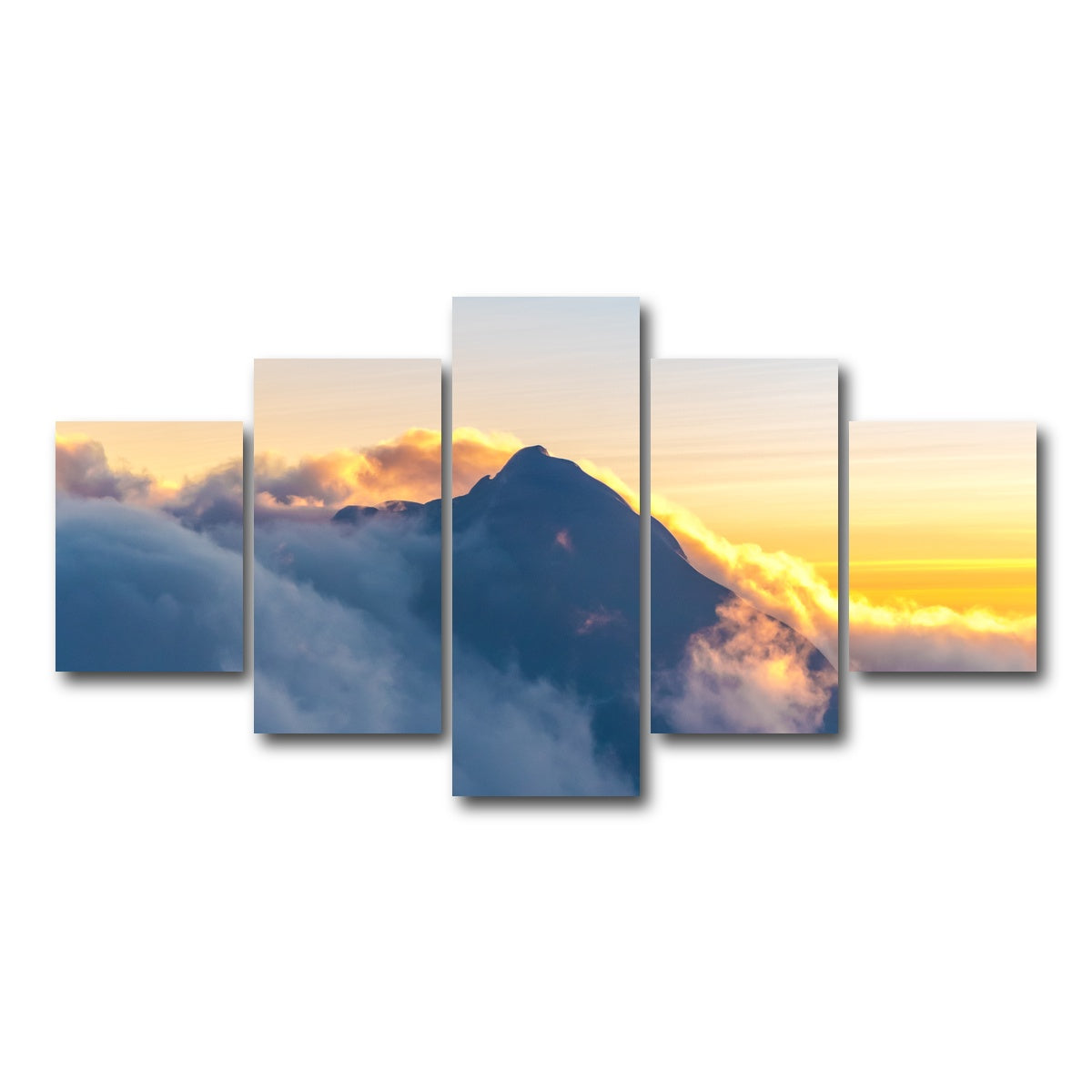 AUTO-MOCKUP WHITE | Alpine Glow | 5 Piece | Gallery Wrap Canvas | group=5_short