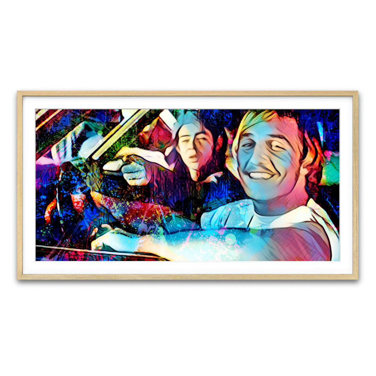 Framed Print 2x1 Natural