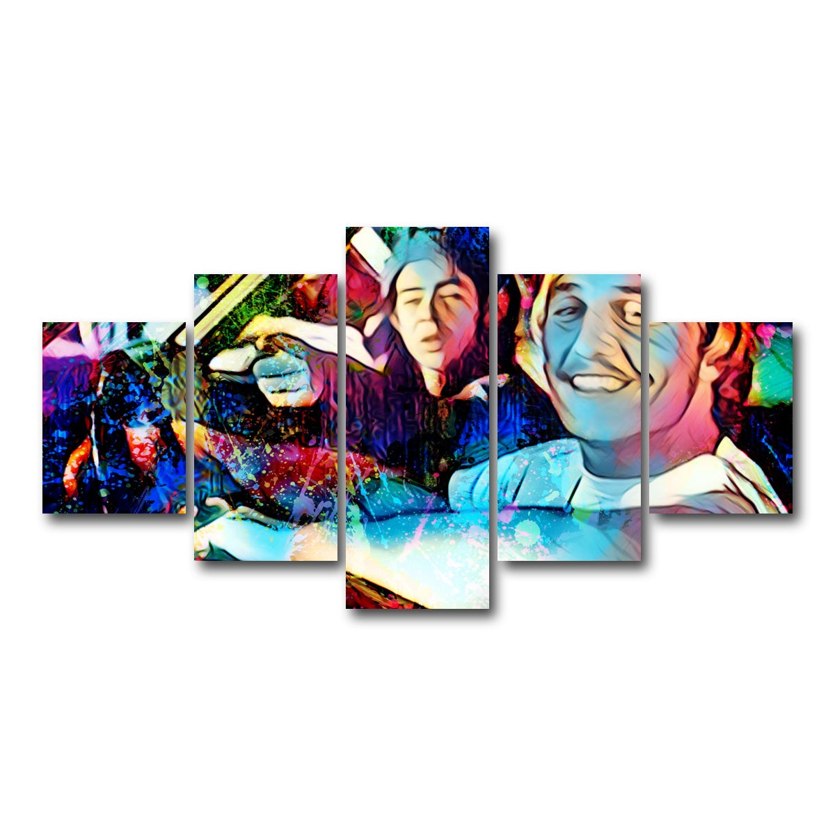 AUTO-MOCKUP WHITE | Alright Alright Alright | 5 Piece | Gallery Wrap Canvas | group=5_short