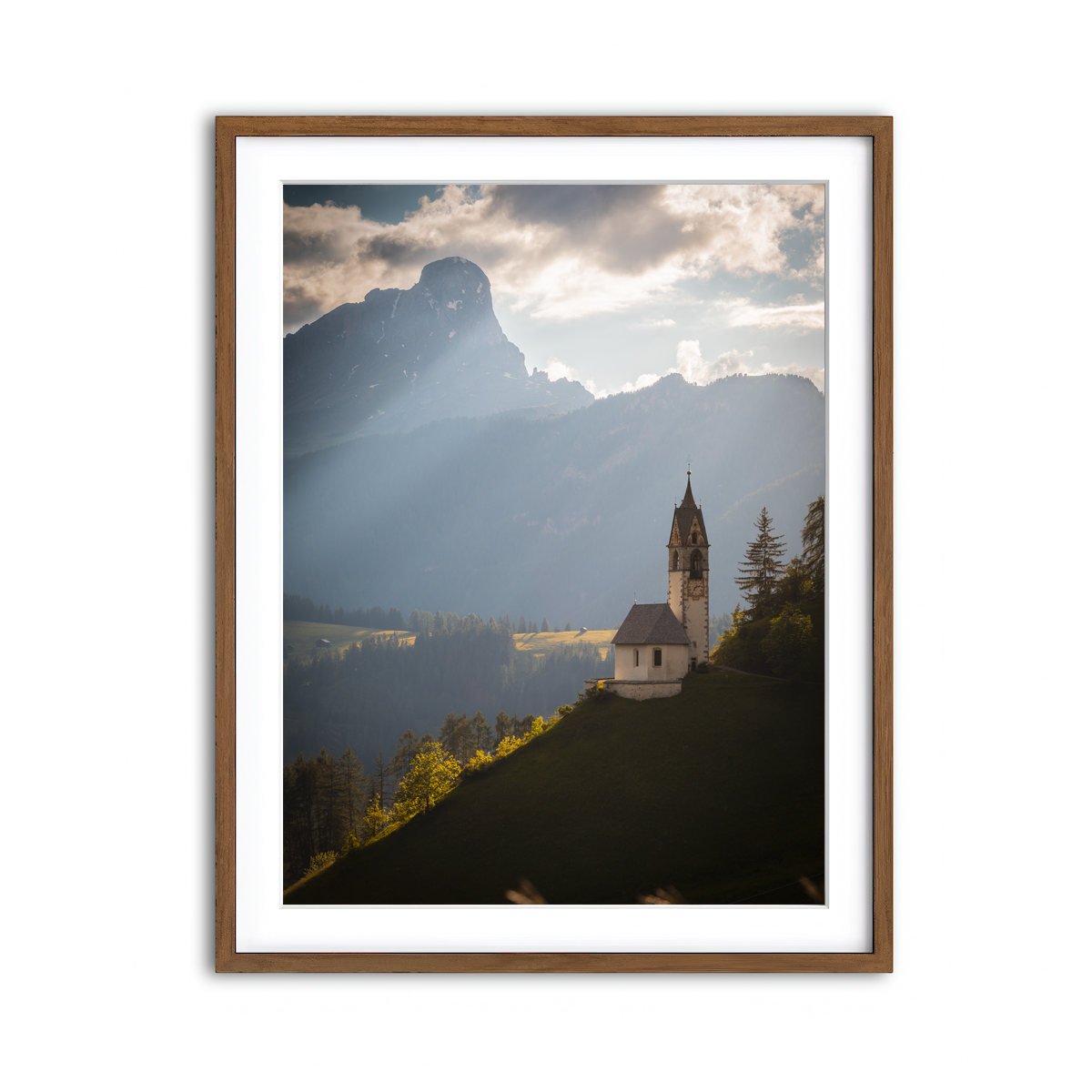 Framed Print 3x4 Walnut