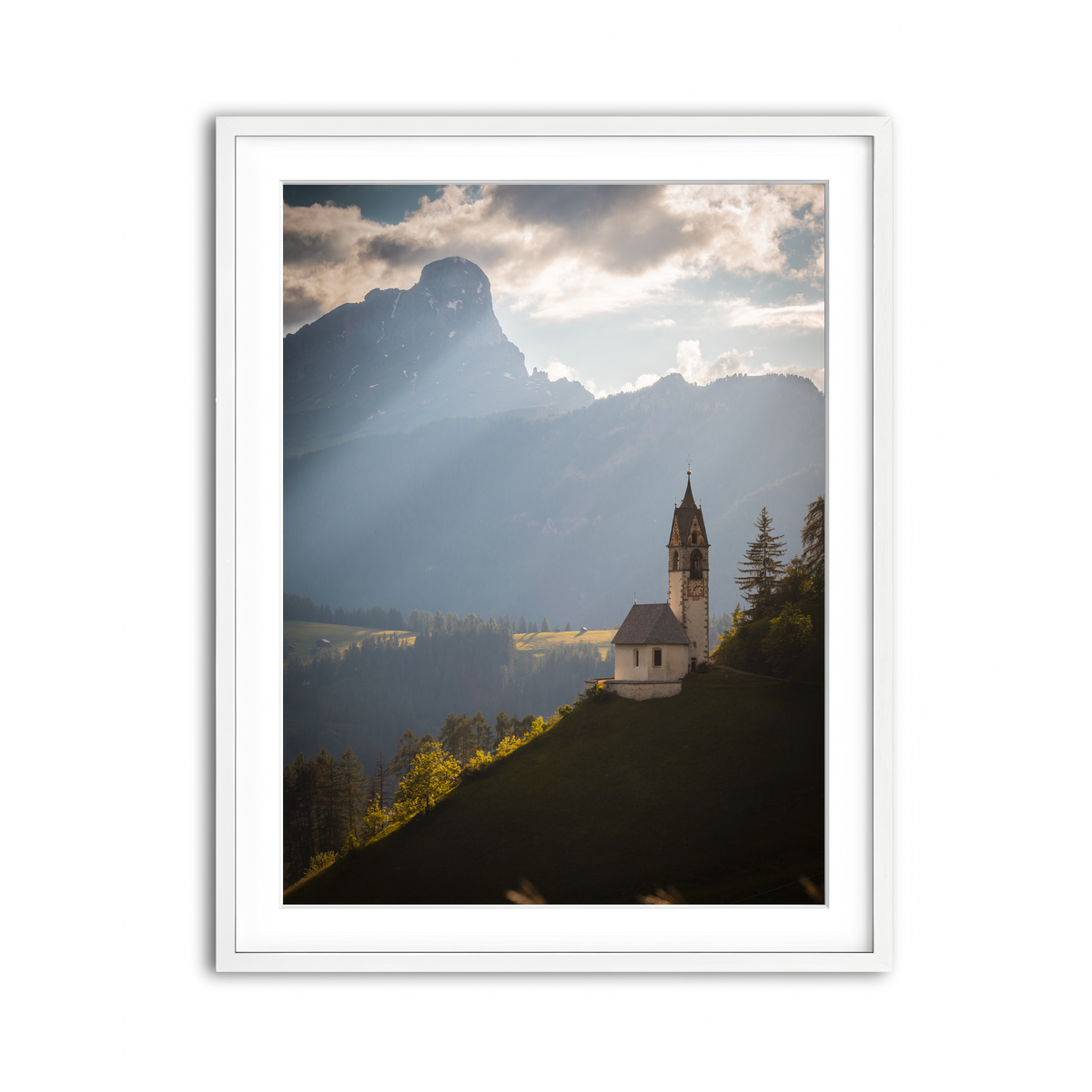 Framed Print 3x4 White