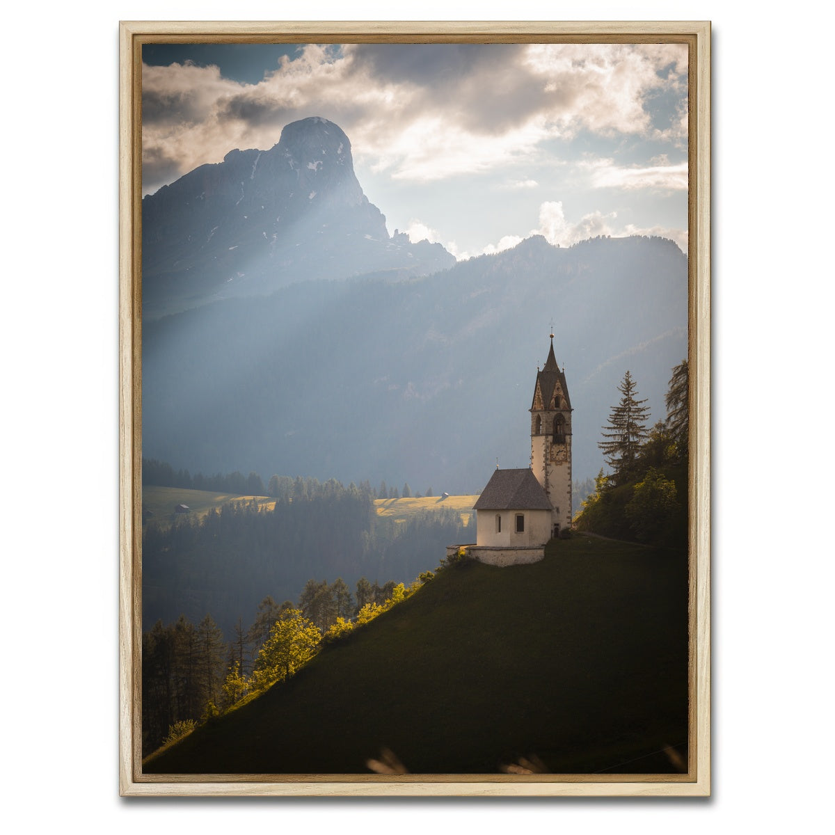 AUTO-MOCKUP WHITE | Alta Badia | 1 Piece | Natural Framed Canvas | group=3x4