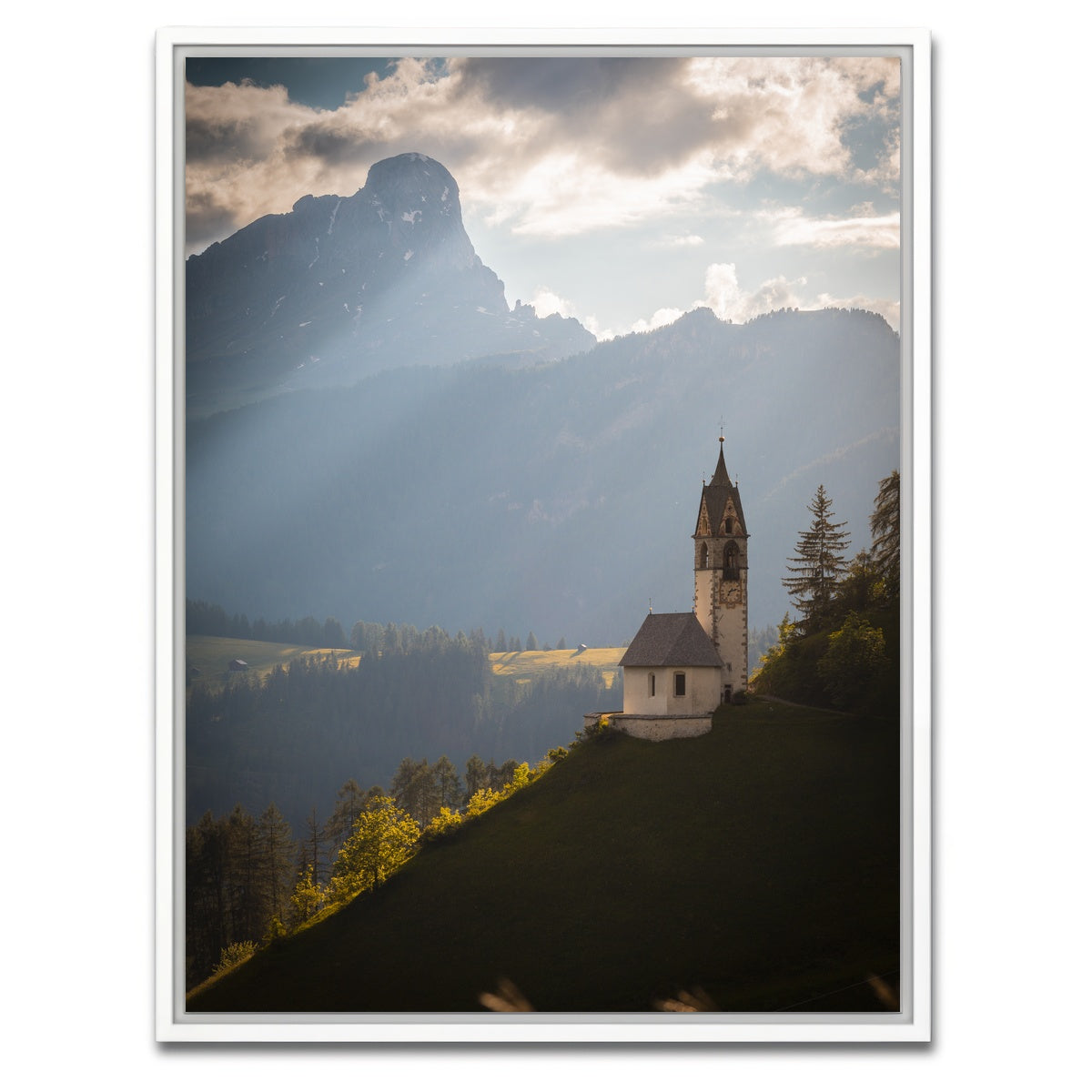 AUTO-MOCKUP WHITE | Alta Badia | 1 Piece | White Framed Canvas | group=3x4
