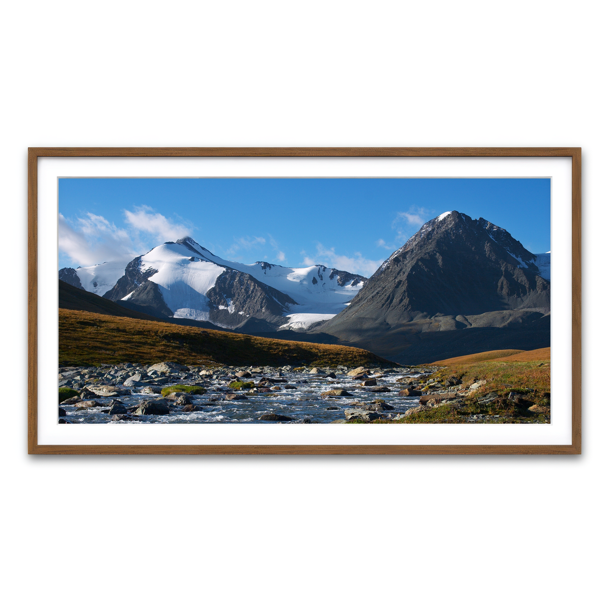 Framed Print 2x1 Walnut