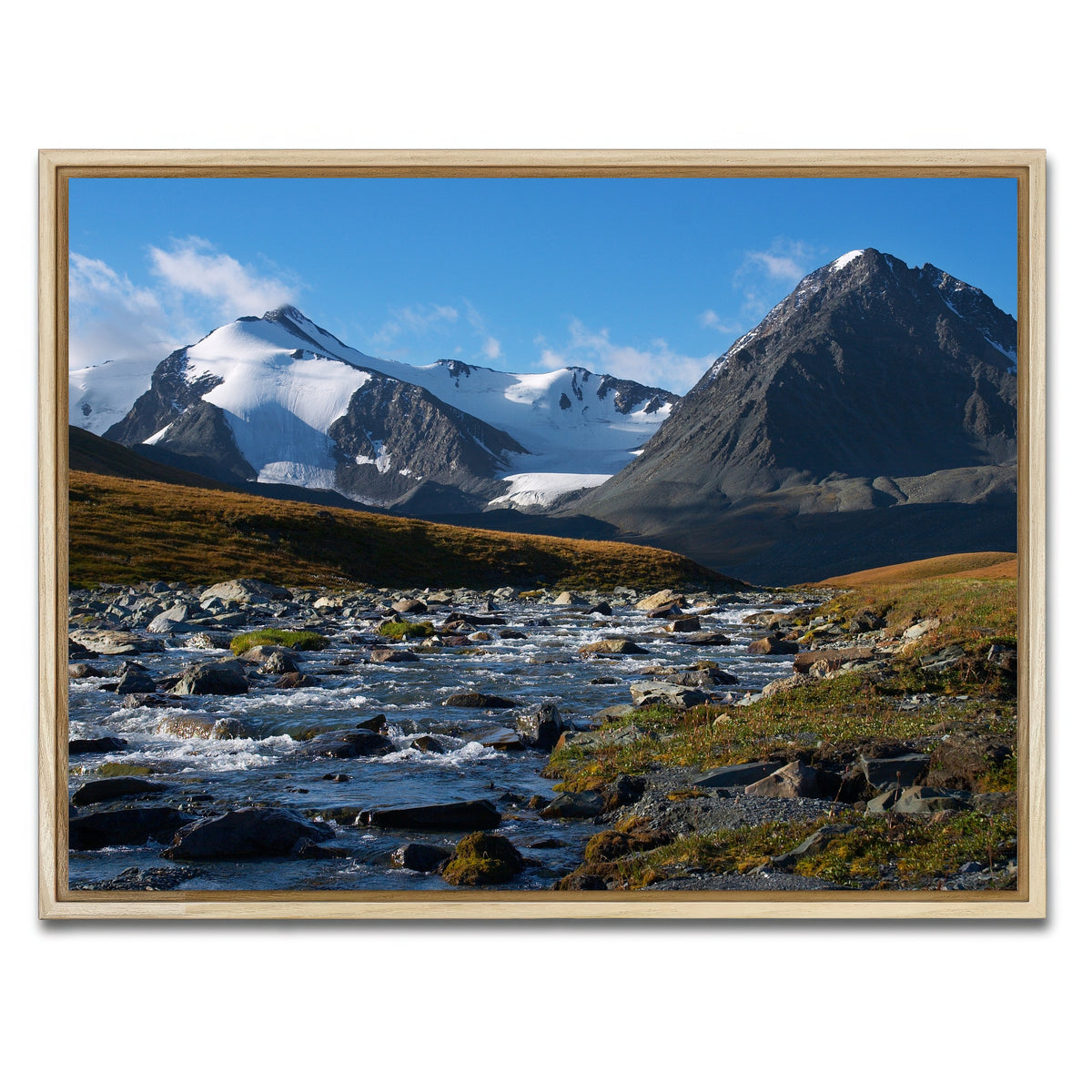 AUTO-MOCKUP WHITE | Altai Mountains | 1 Piece | Natural Framed Canvas | group=4x3