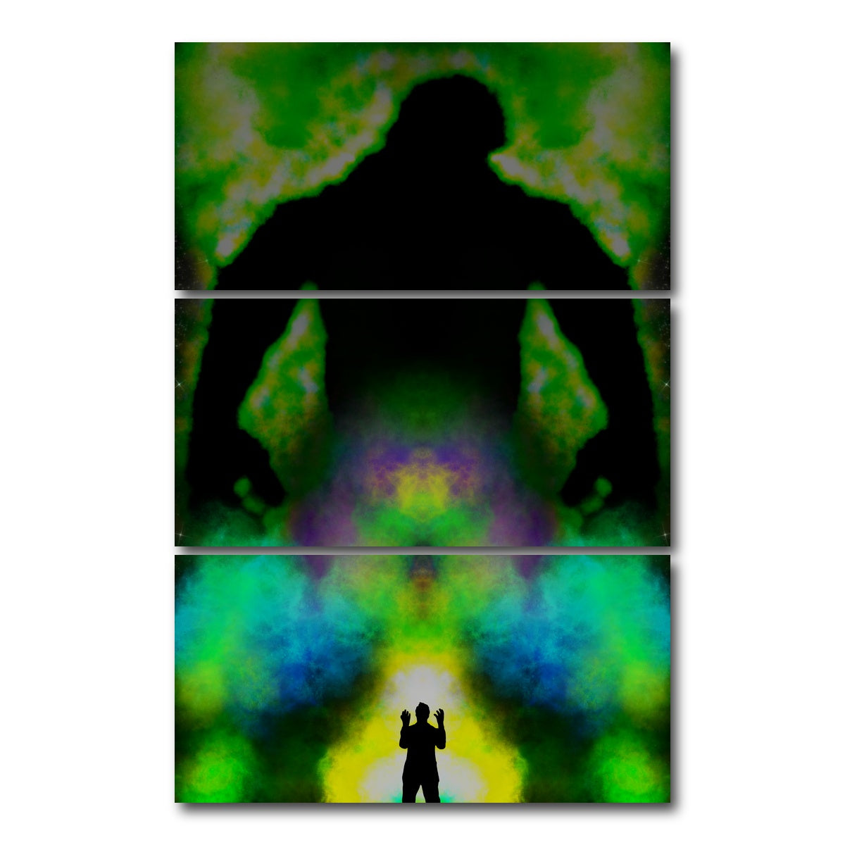 AUTO-MOCKUP WHITE | Alter Ego | 3 Piece | Gallery Wrap Canvas | group=12x24_stacked