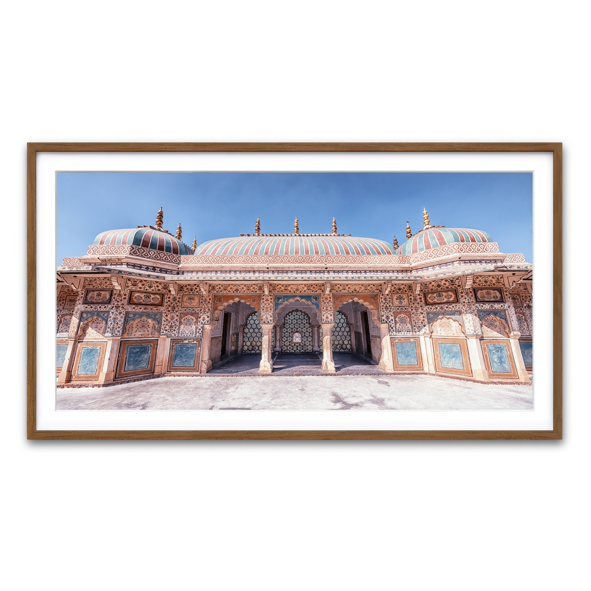 Framed Print 2x1 Walnut