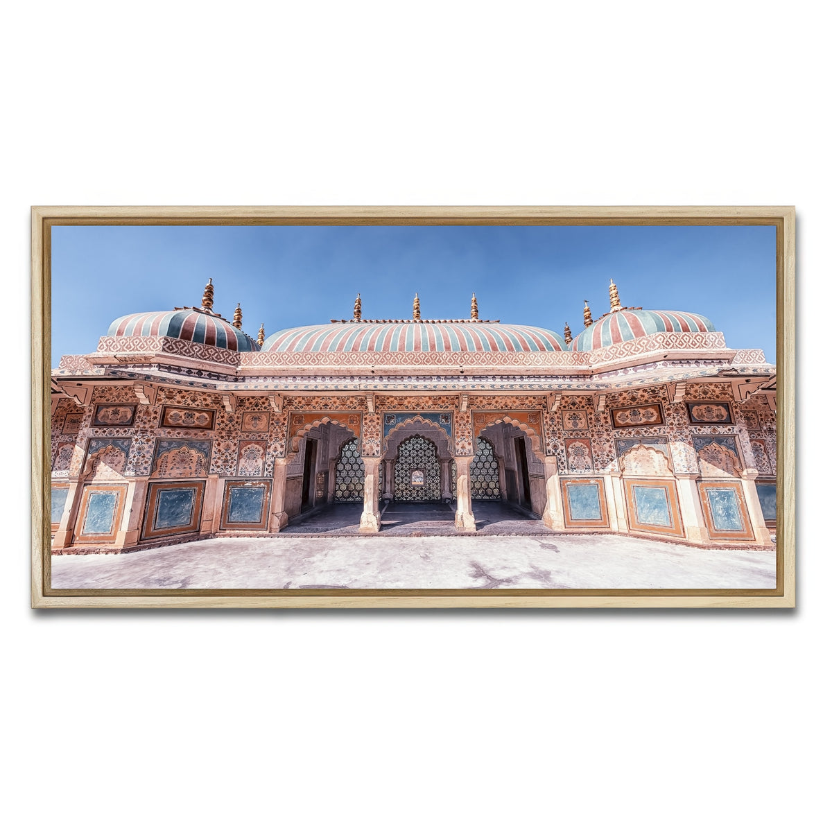 AUTO-MOCKUP WHITE | Amber Fort | 1 Piece | Natural Framed Canvas | group=2x1