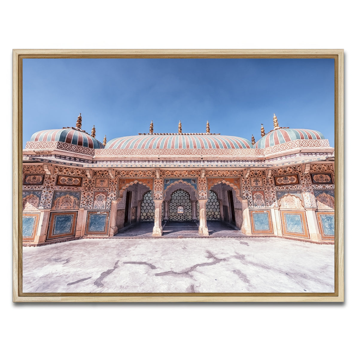 AUTO-MOCKUP WHITE | Amber Fort | 1 Piece | Natural Framed Canvas | group=4x3