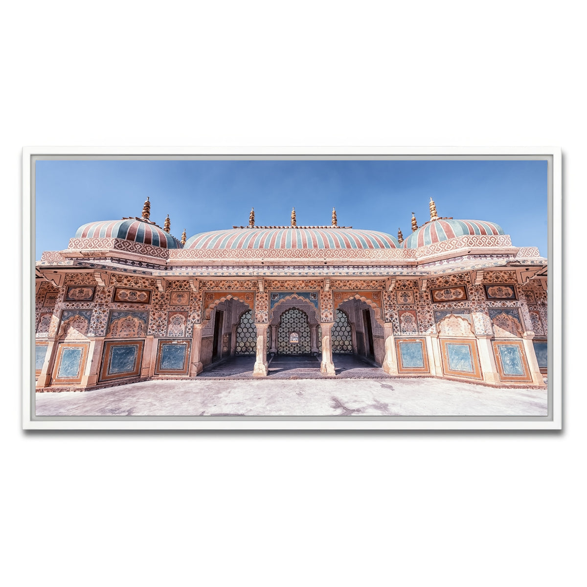 AUTO-MOCKUP WHITE | Amber Fort | 1 Piece | White Framed Canvas | group=2x1