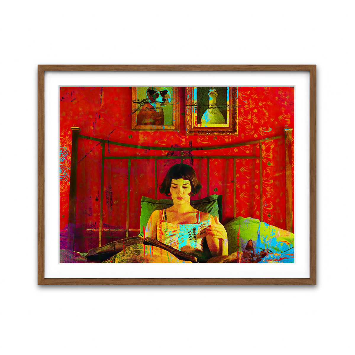 Framed Print 4x3 Walnut