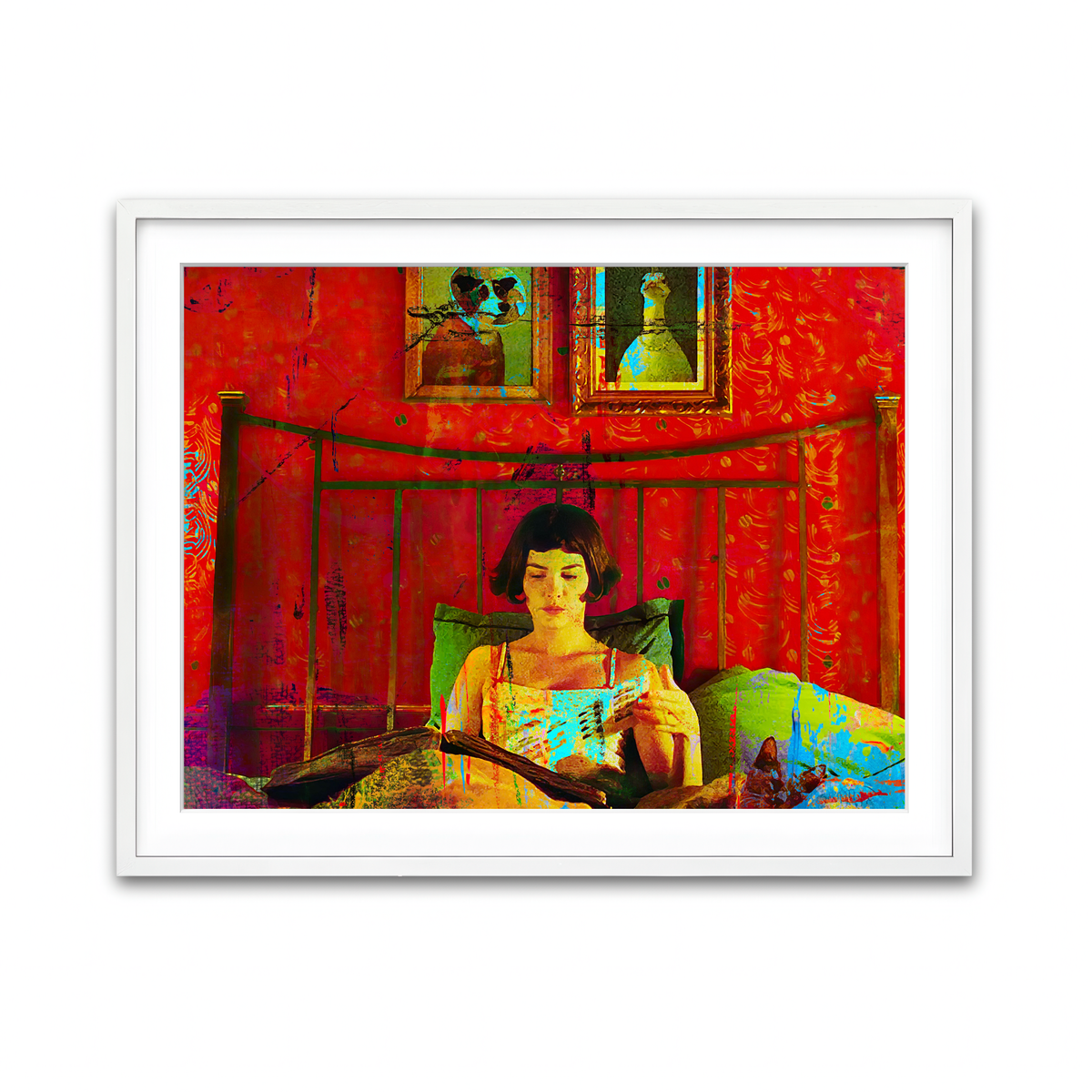 Framed Print 4x3 White