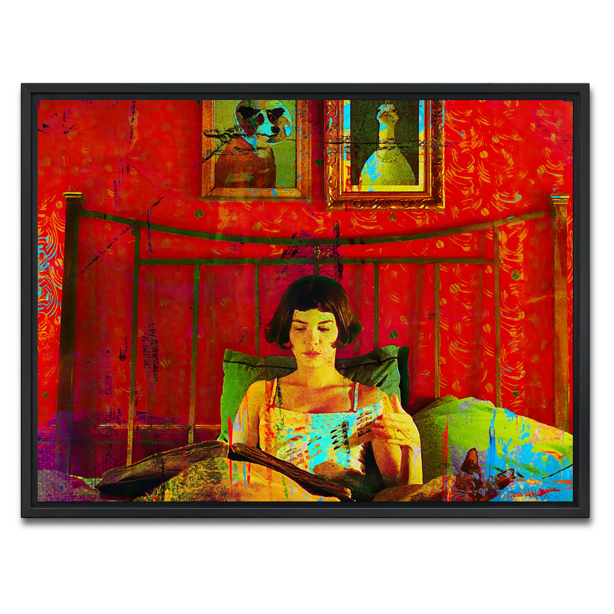 AUTO-MOCKUP WHITE | Amelie | 1 Piece | Black Framed Canvas | group=4x3