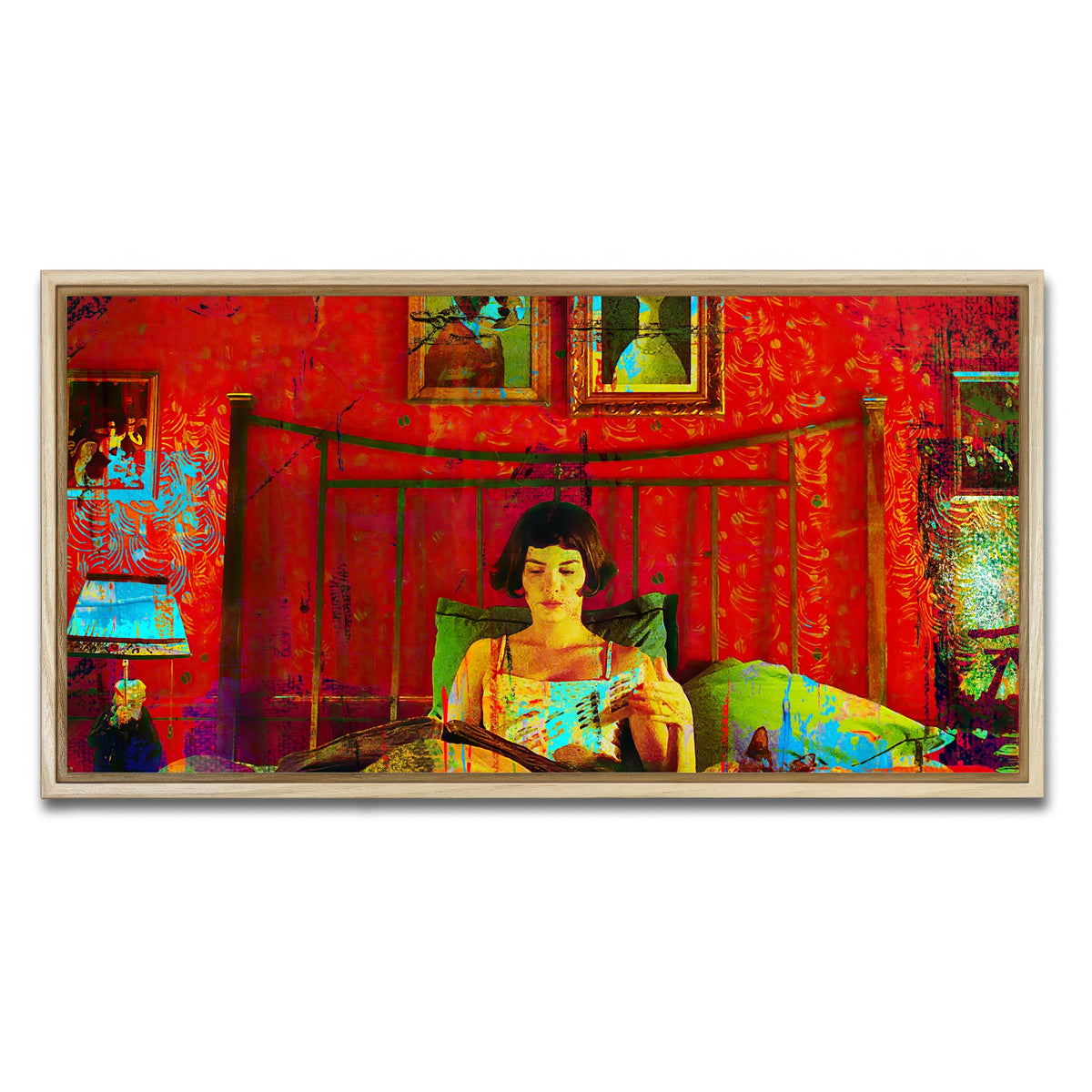 AUTO-MOCKUP WHITE | Amelie | 1 Piece | Natural Framed Canvas | group=2x1