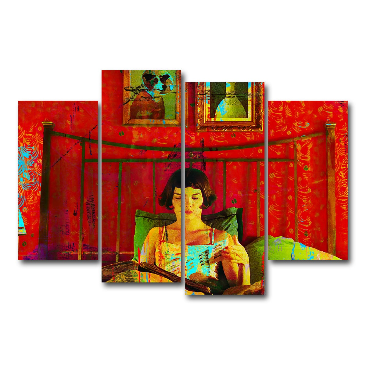 AUTO-MOCKUP WHITE | Amelie | 4 Piece | Gallery Wrap Canvas | group=4_short