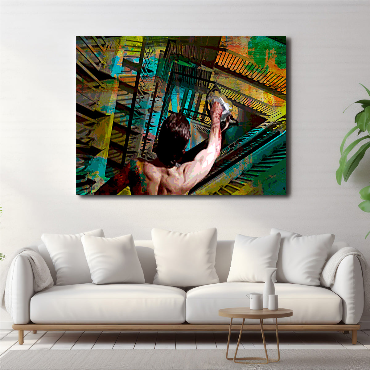 American Psycho Staircase Wall Art