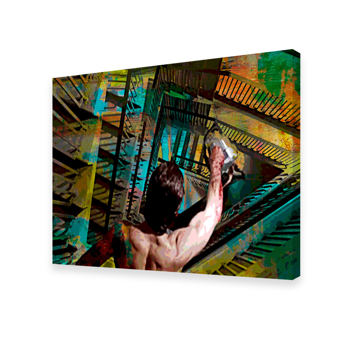 American Psycho Staircase Wall Art
