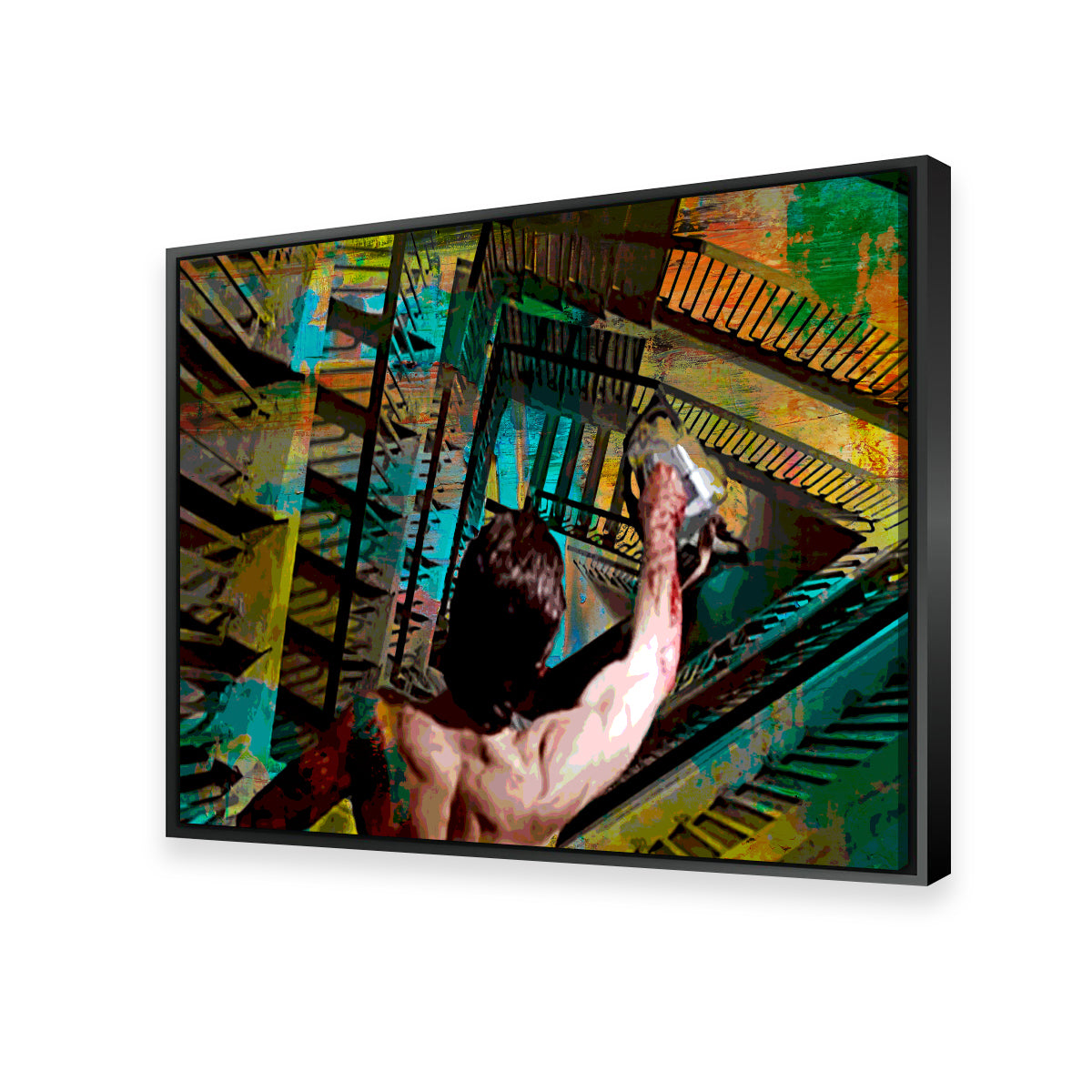 American Psycho Staircase Wall Art