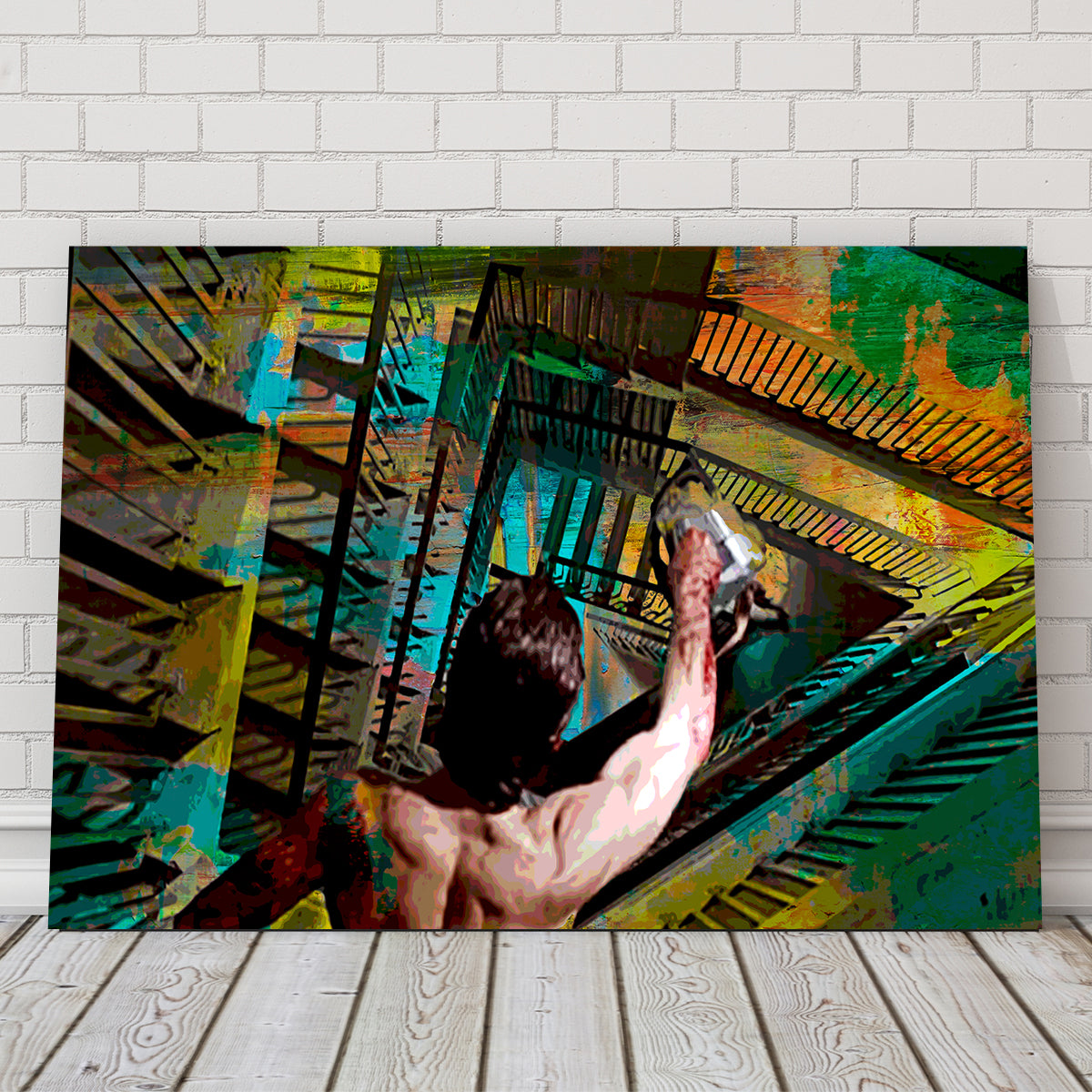 American Psycho Staircase Wall Art