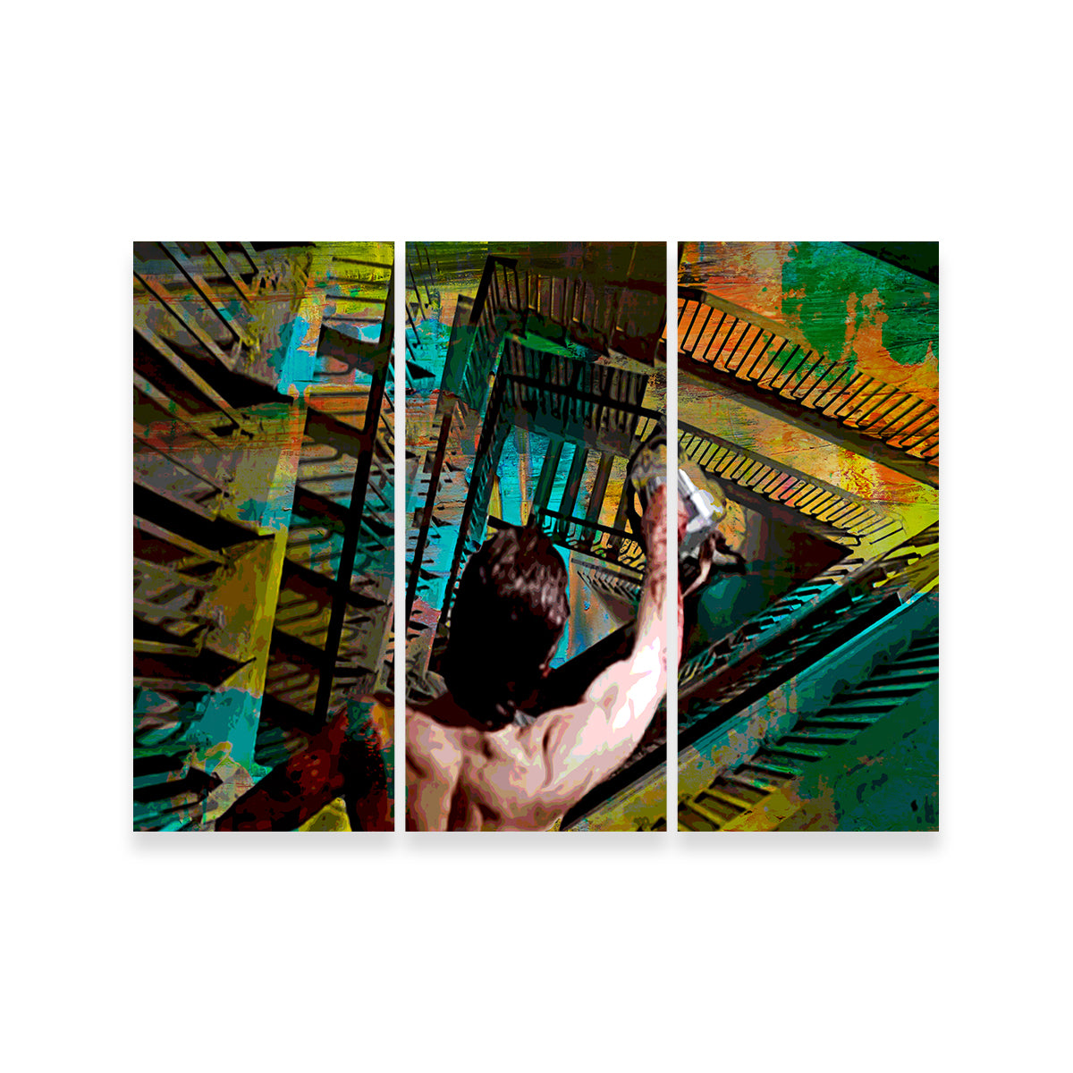American Psycho Staircase Wall Art