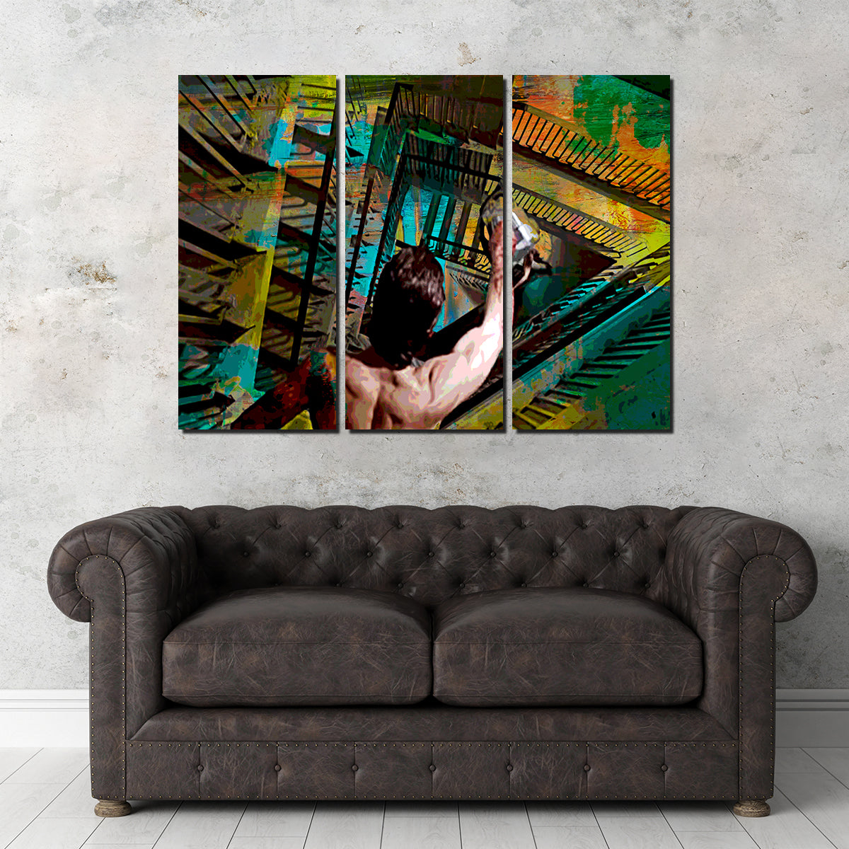 American Psycho Staircase Wall Art
