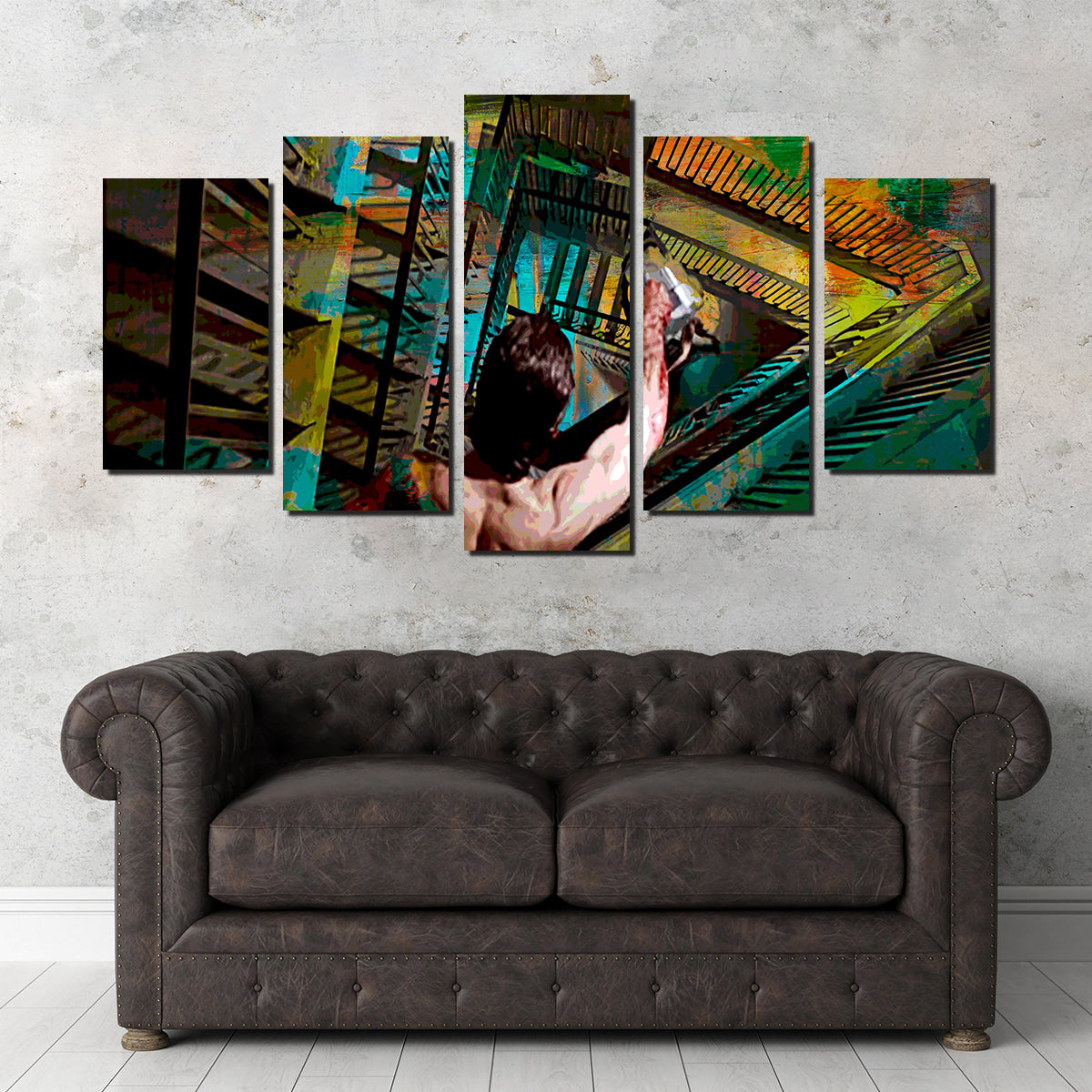 American Psycho Staircase Wall Art