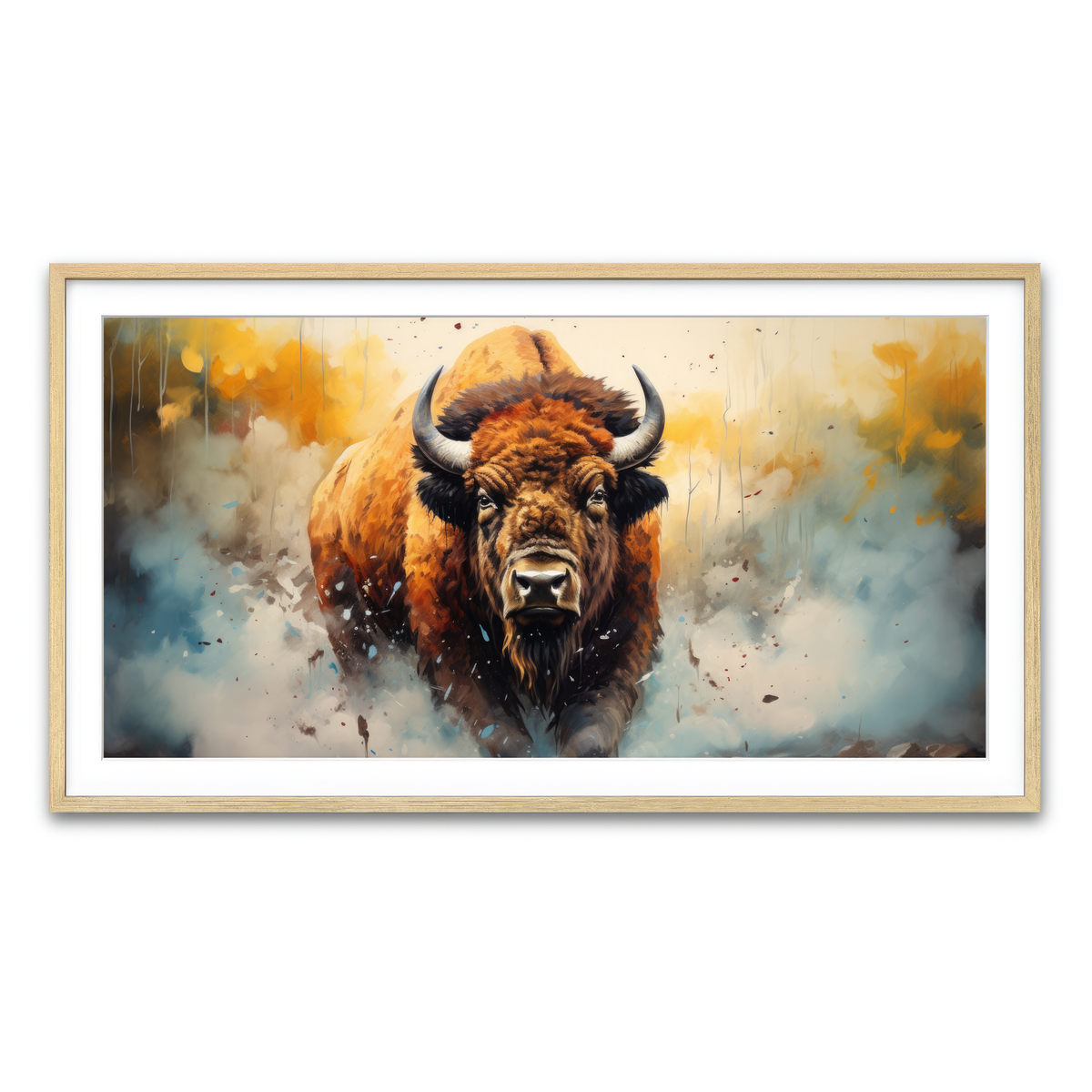 Framed Print 2x1 Natural