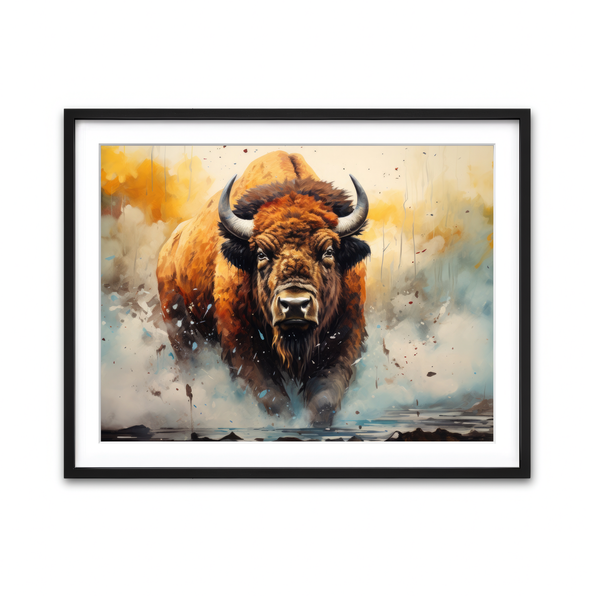 Framed Print 4x3 Black
