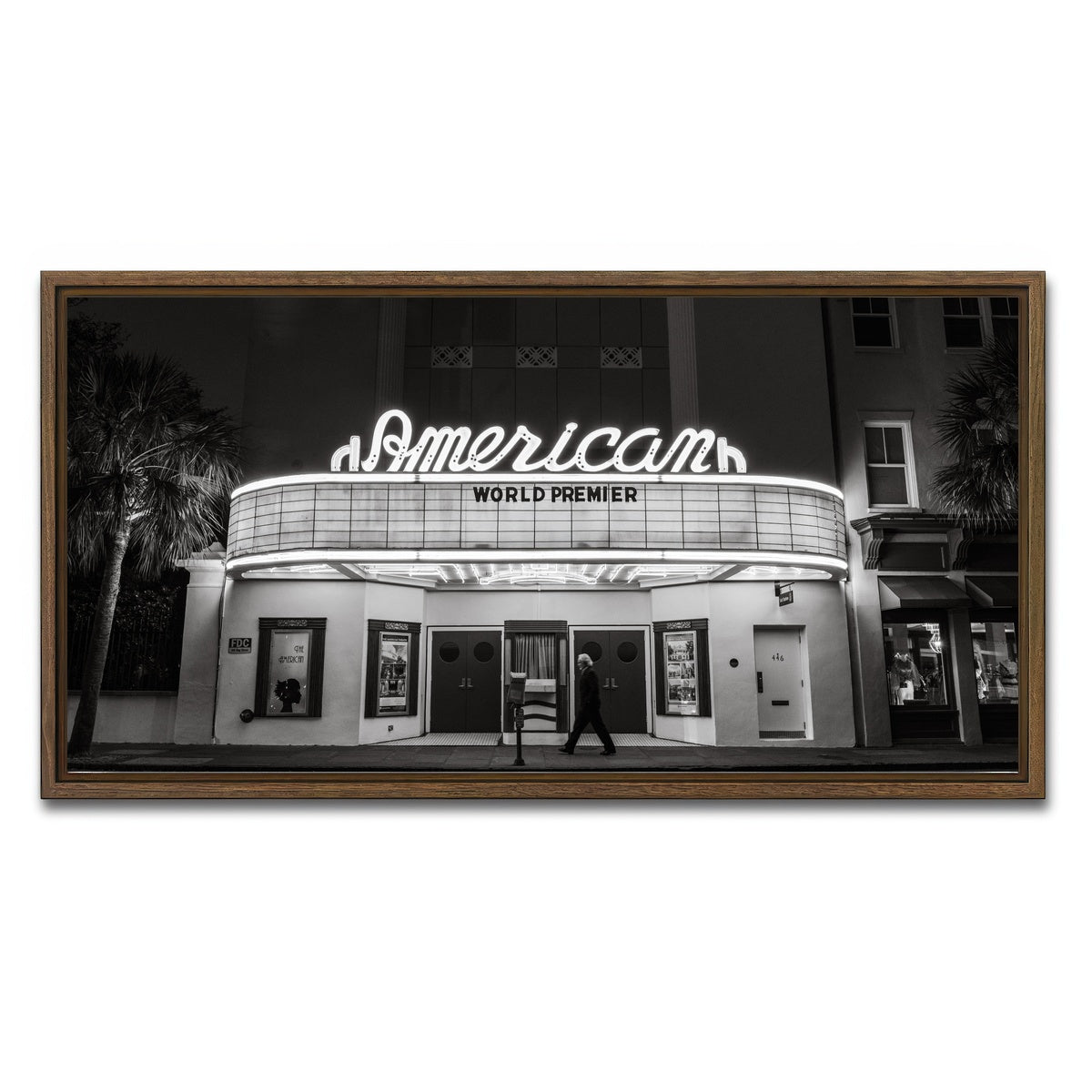 AUTO-MOCKUP WHITE | American Dream | 1 Piece | Walnut Framed Canvas | group=2x1