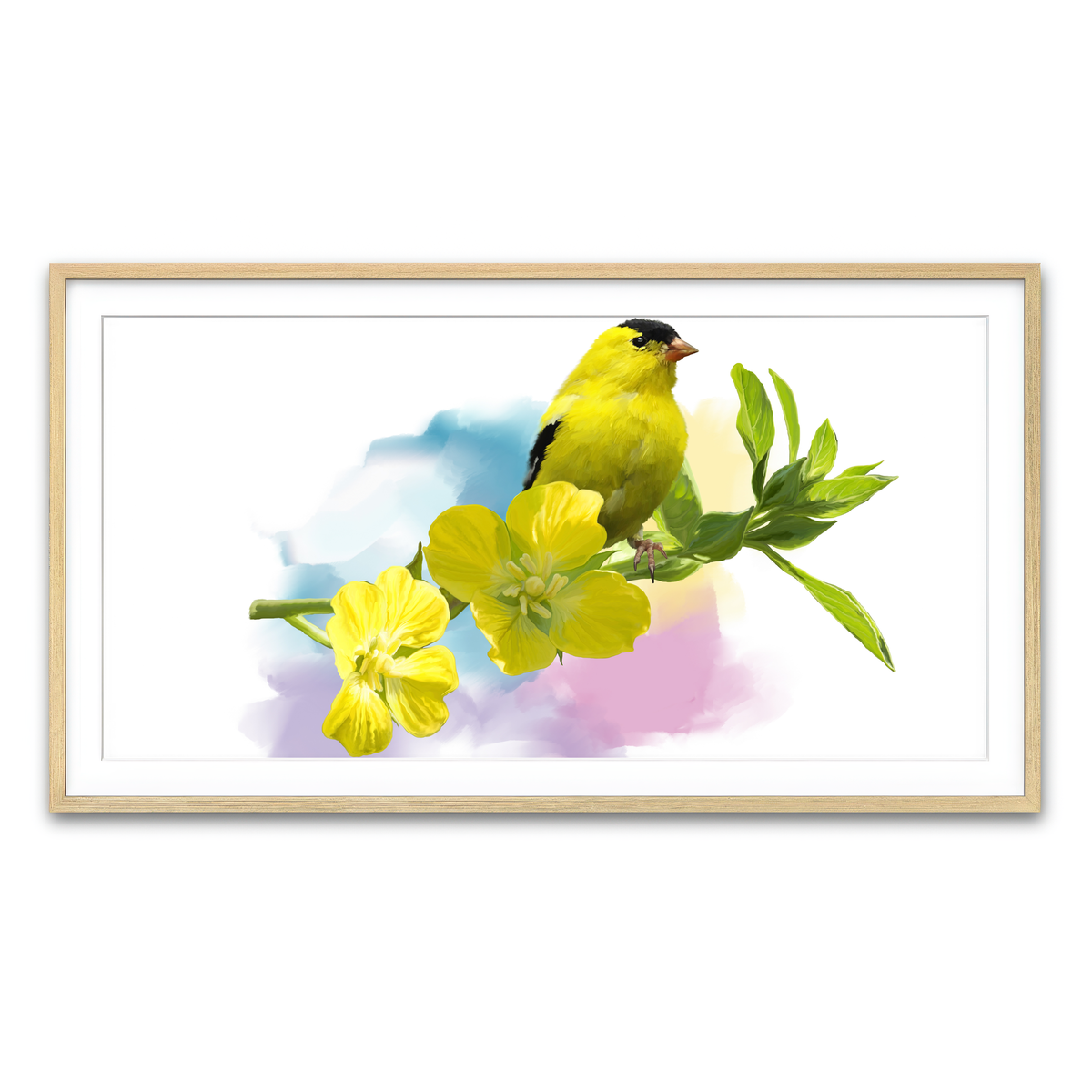 Framed Print 2x1 Natural