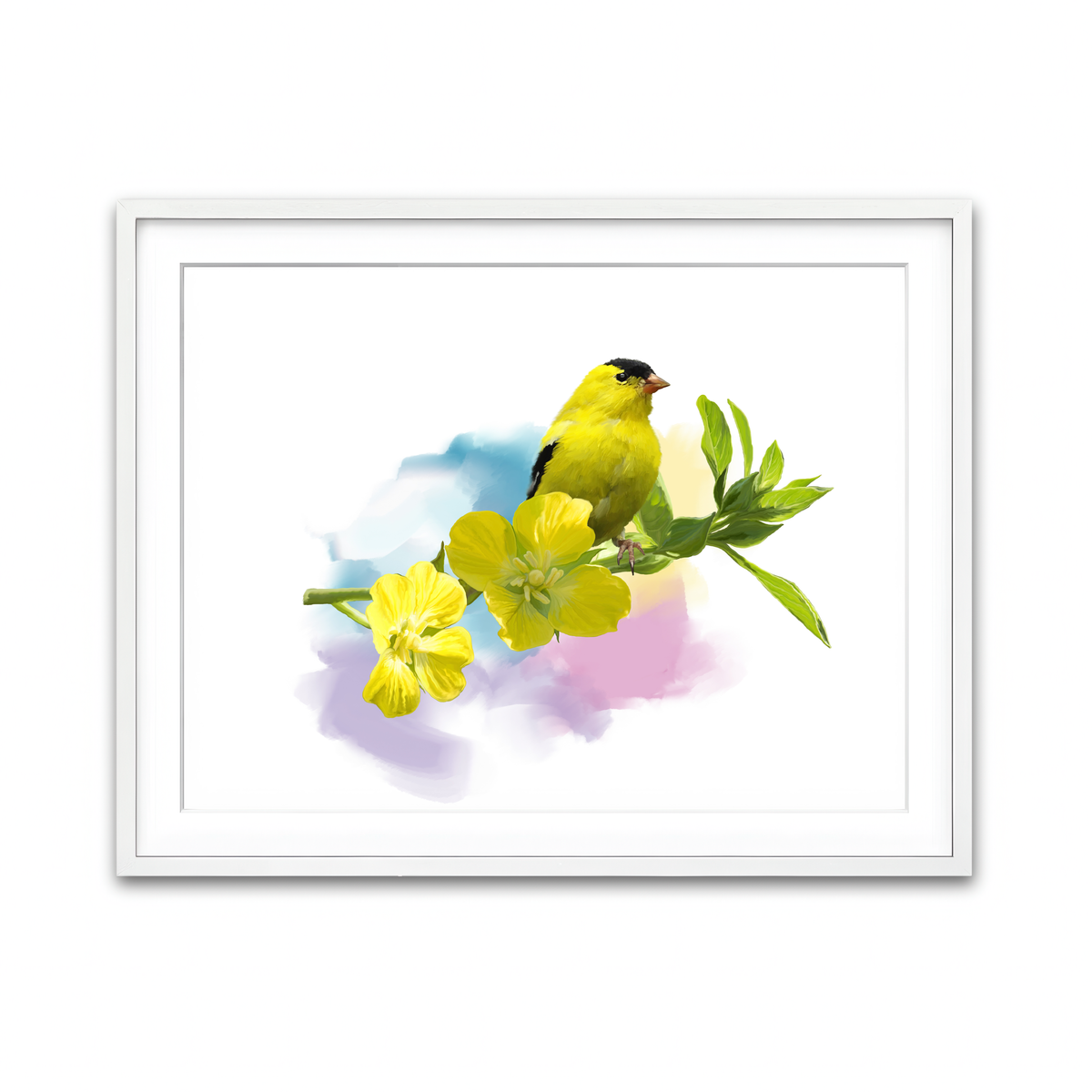 Framed Print 4x3 White
