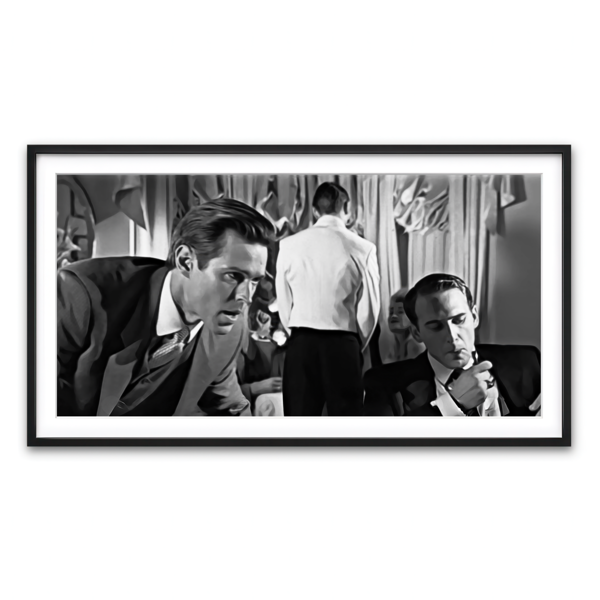 Framed Print 2x1 Black