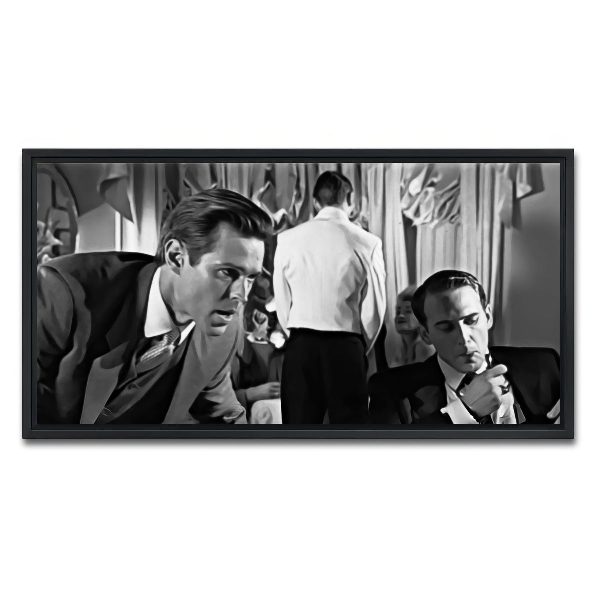 AUTO-MOCKUP WHITE | American Psycho Coke | 1 Piece | Black Framed Canvas | group=2x1