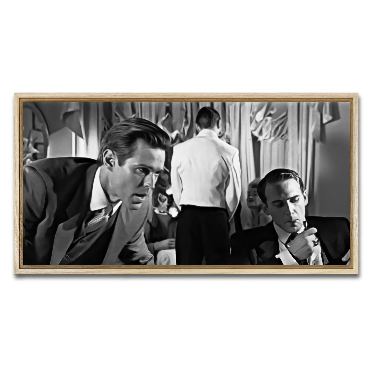 AUTO-MOCKUP WHITE | American Psycho Coke | 1 Piece | Natural Framed Canvas | group=2x1