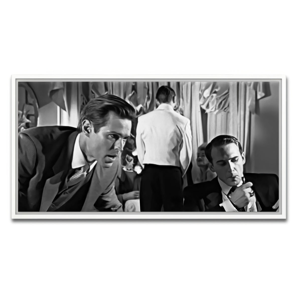 AUTO-MOCKUP WHITE | American Psycho Coke | 1 Piece | White Framed Canvas | group=2x1