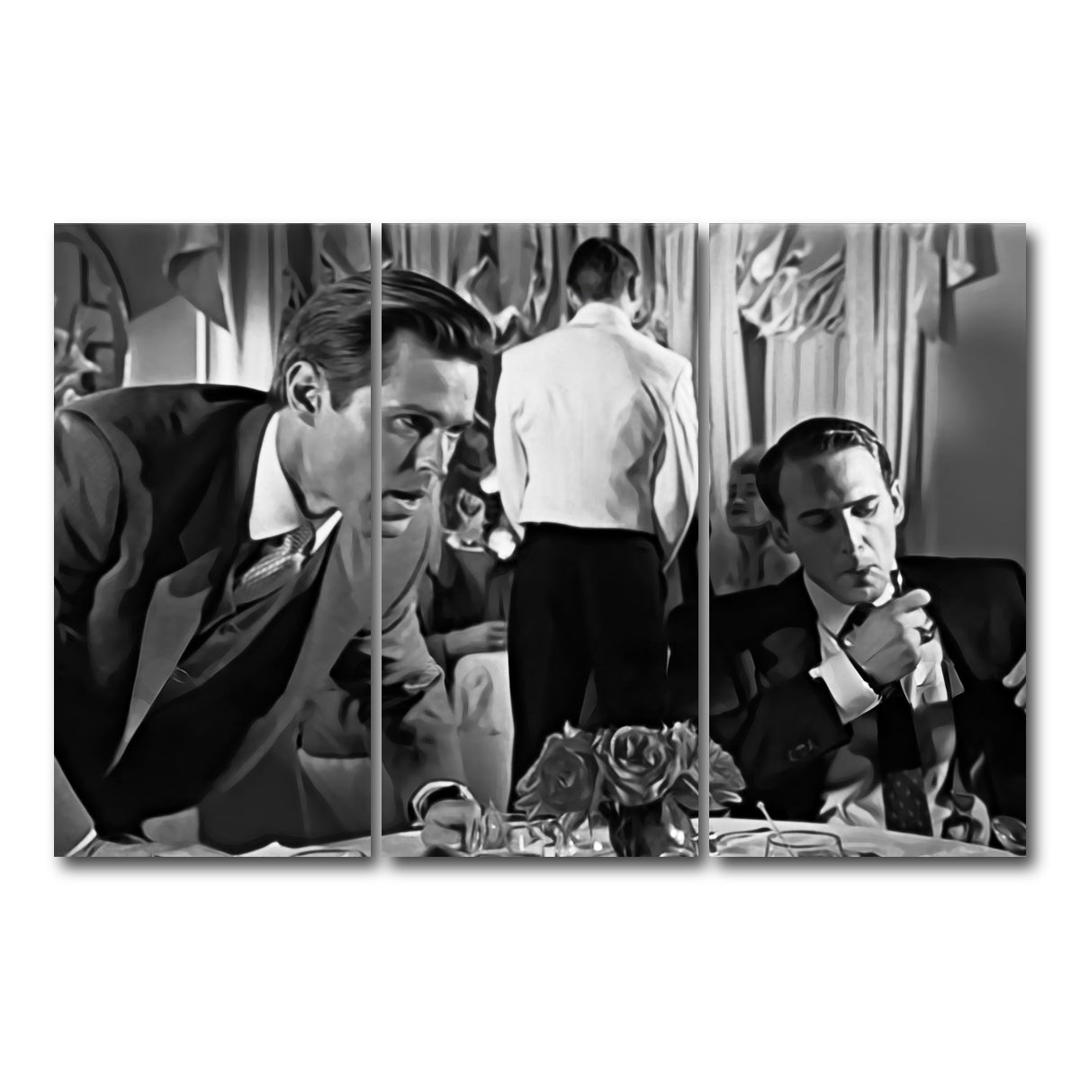 AUTO-MOCKUP WHITE | American Psycho Coke | 3 Piece | Gallery Wrap Canvas | group=12x24