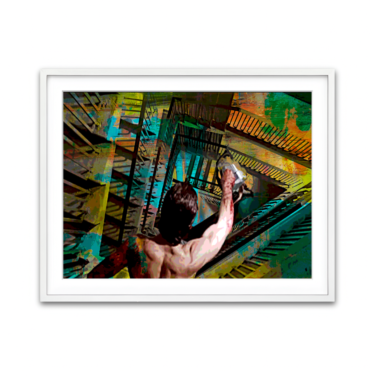 Framed Print 4x3 White