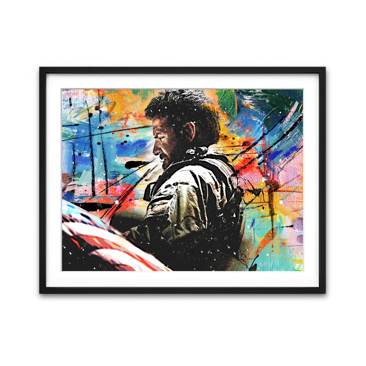 Framed Print 4x3 Black