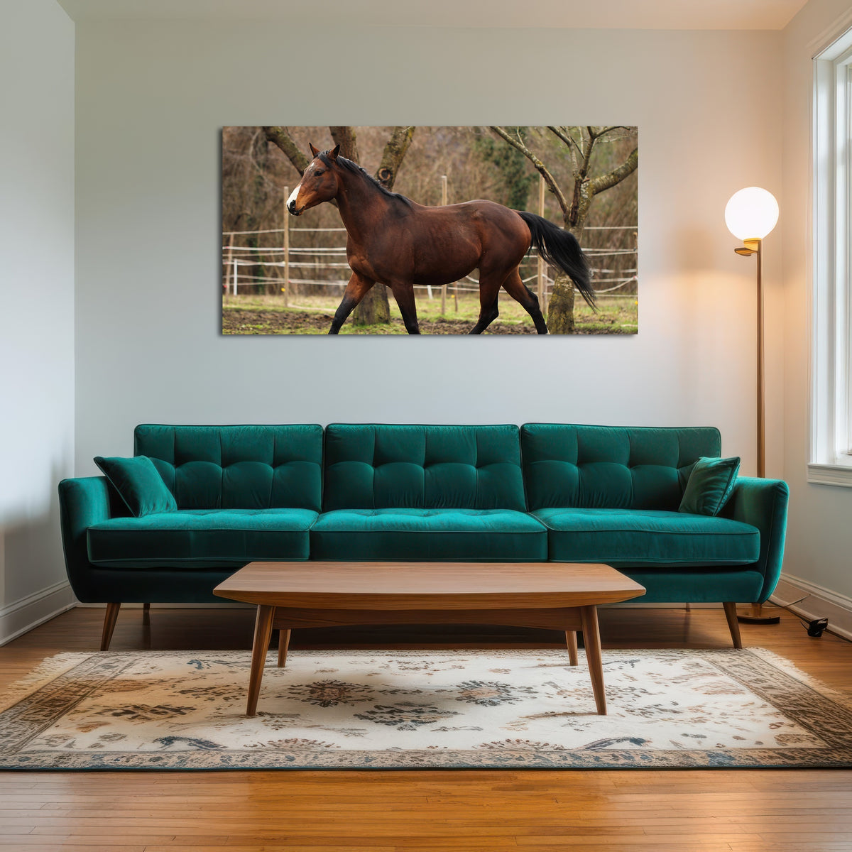 AUTO-MOCKUP ROOM | American quarter horse stallion