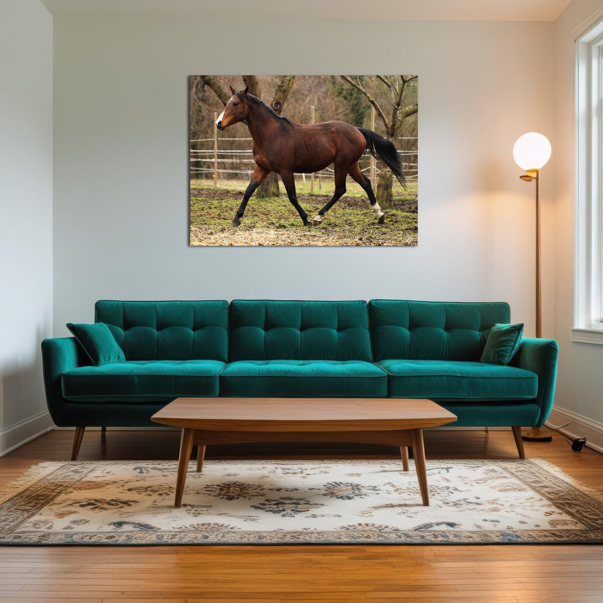 AUTO-MOCKUP ROOM | American quarter horse stallion