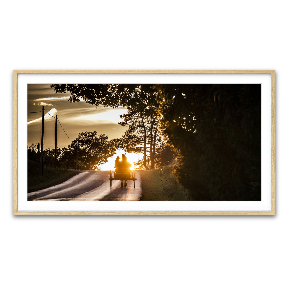 Framed Print 2x1 Natural