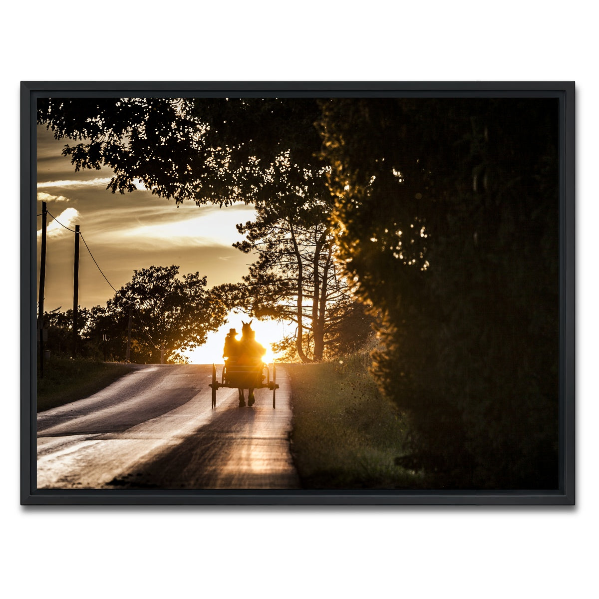 AUTO-MOCKUP WHITE | Amish land of Holmes County | 1 Piece | Black Framed Canvas | group=4x3