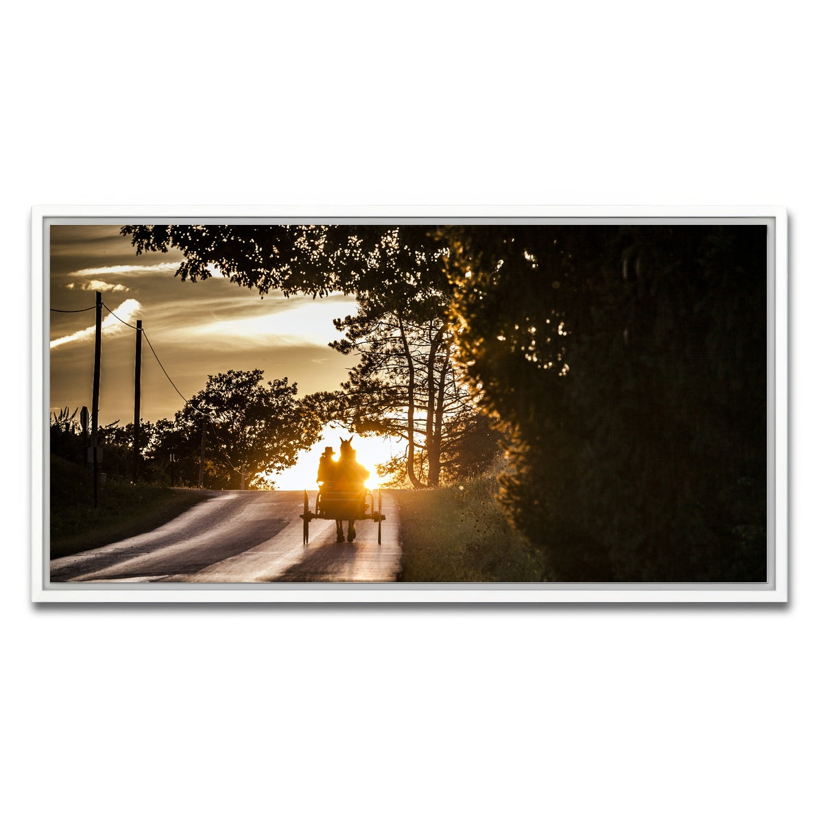 AUTO-MOCKUP WHITE | Amish land of Holmes County | 1 Piece | White Framed Canvas | group=2x1