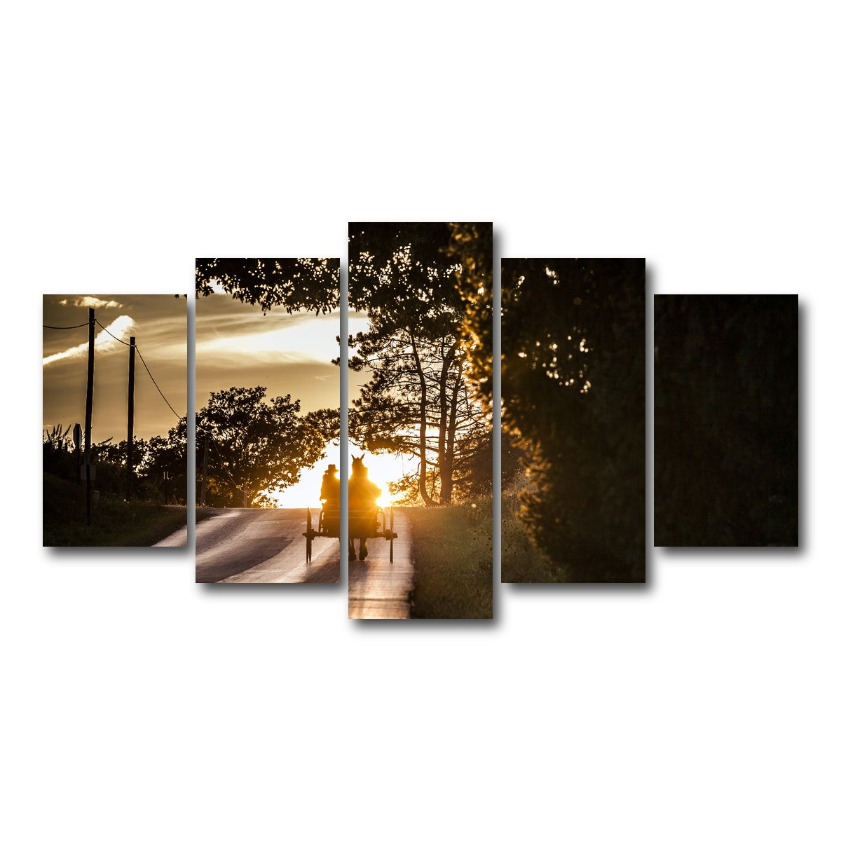 AUTO-MOCKUP WHITE | Amish land of Holmes County | 5 Piece | Gallery Wrap Canvas | group=5_normal