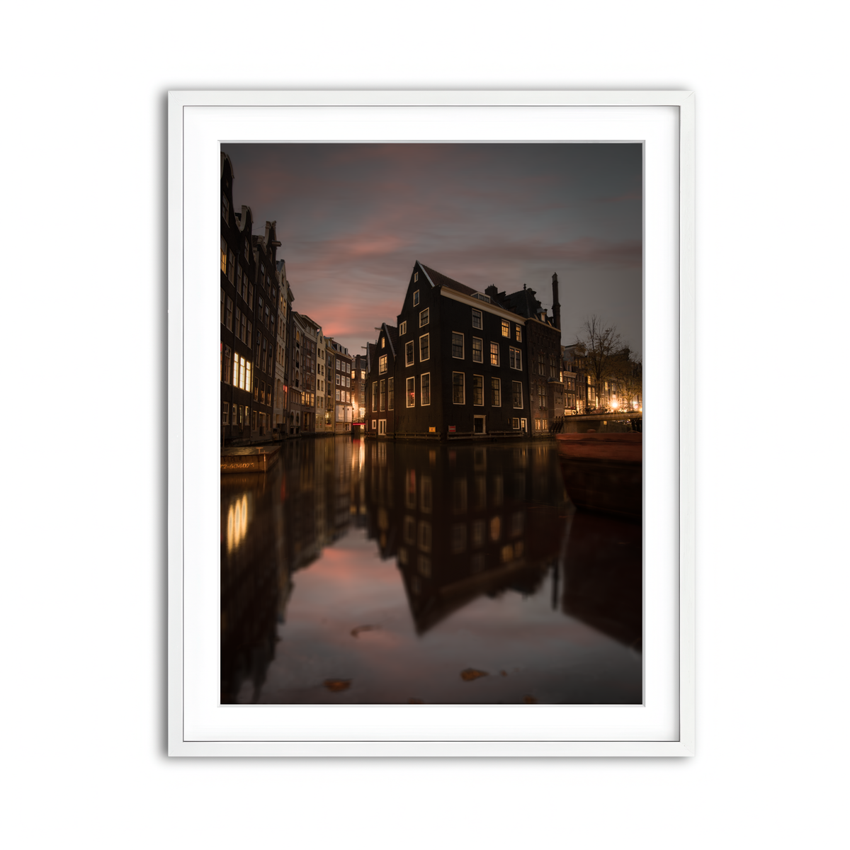 Framed Print 3x4 White