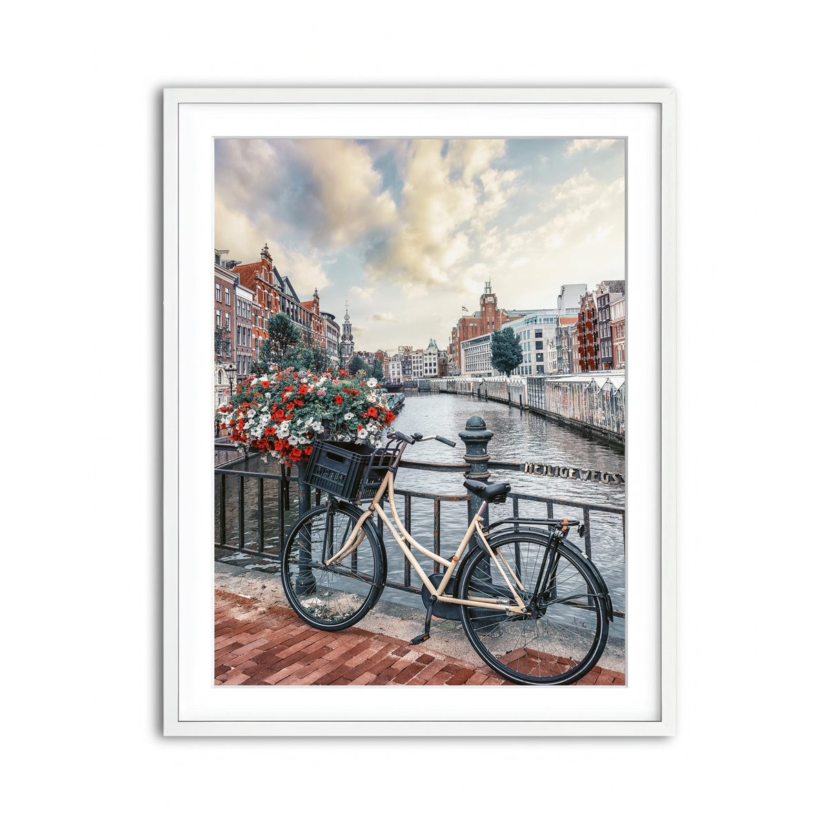 Framed Print 3x4 White