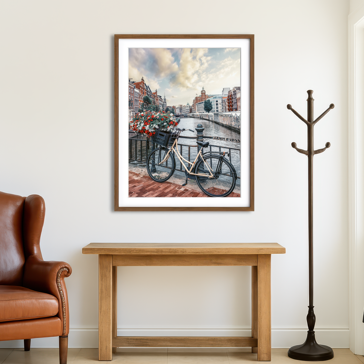 AUTO-MOCKUP ROOM | Amsterdam Canal Wall Art