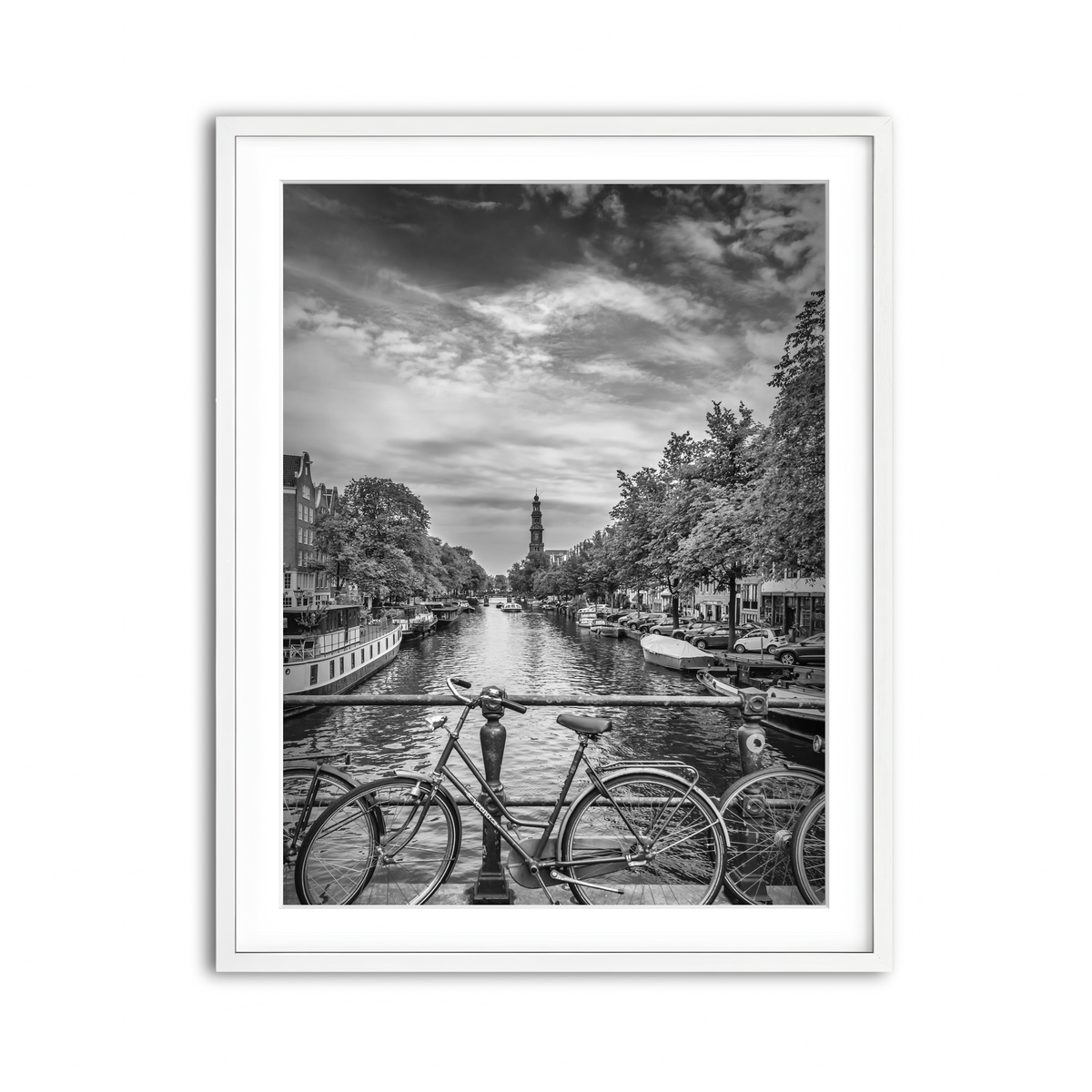 Framed Print 3x4 White