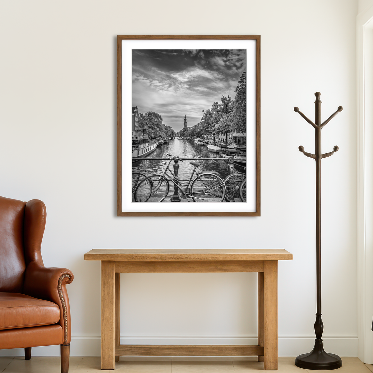 AUTO-MOCKUP ROOM | Amsterdam Cityscape Wall Art